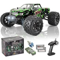 1:18 Scale All Terrain RC Car 40KPH High Speed 4WD Remote Control Vehicle with 2 Rechargeable Batteries 4X4 Off Road Monster Tr