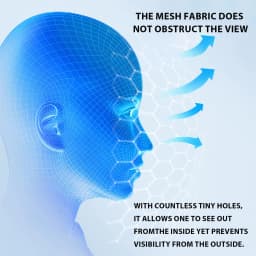 3D Printed Funny Full Face Mask Elastic Mesh Balaclava with Ice Silk Sunscreen Scarf Breathable Halloween Cosplay Party Costume Prop for Men Women