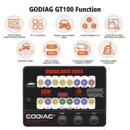 GODIAG GT100 OBDII 16PIN Protocol Detector Breakout ECU Connector OBDII BreakOut Box
