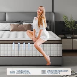 12 Inch 10inch 8inch 14inch Twin Full Queen King Size Multiple Sizes Multilayer Hybrid Mattress Medium Firm Feel Ergonomic Design with Memory Foam And Pocket Spring Styles Available