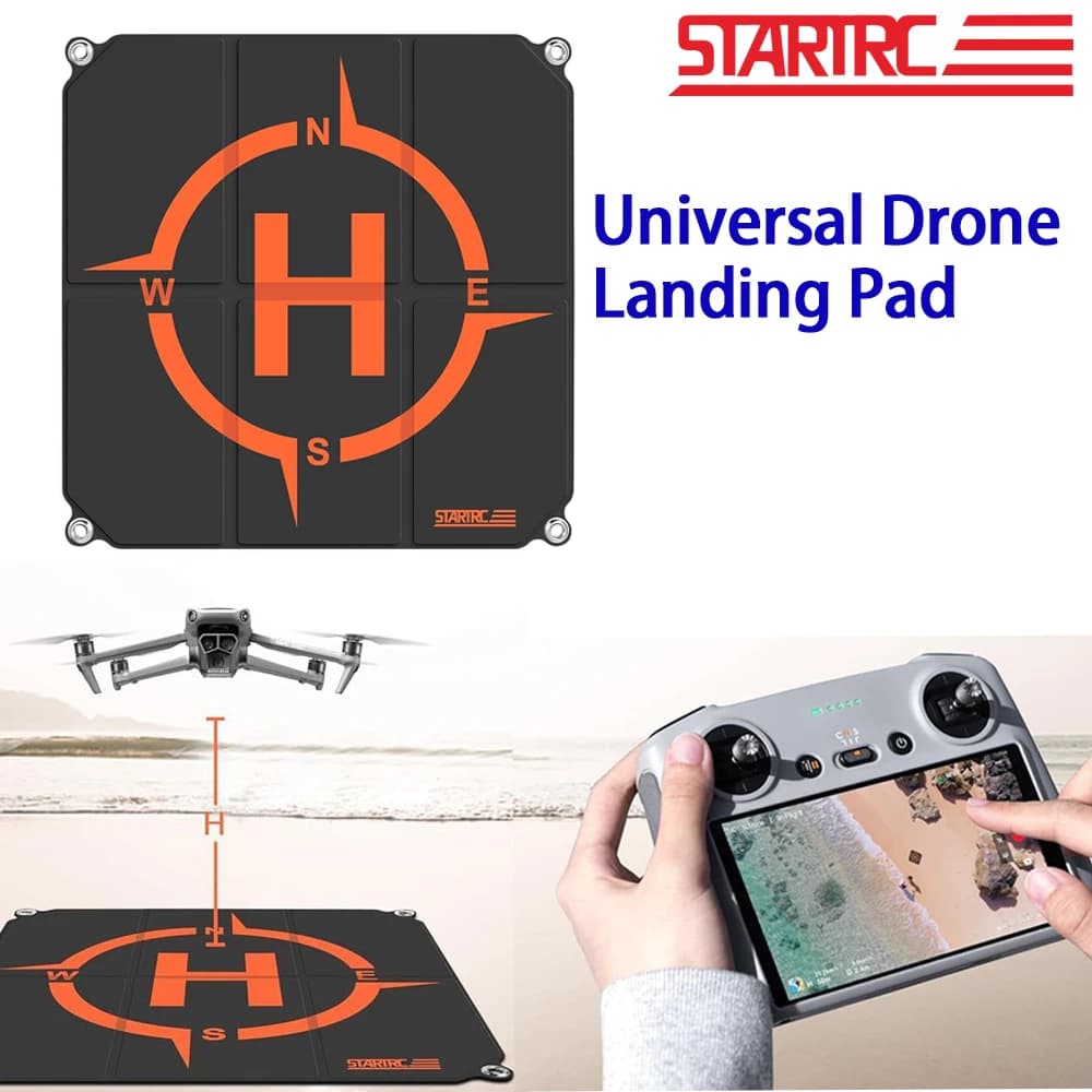 STARTRC Drone Landing Pad, Universal Quickly Foldable Landing Platform for DJI Neo 2/Mini 5 Pro/Mini 4K/Mini 4 Pro/3/Avata 360/2/Air 3S FPV Drone (22-inch/55cm)