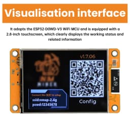 ESP32 OLED Screen Module 1060KH/s 2.8" Touchscreen WIFI&Bluetooth Development Board Visual Interface ESP32-D0WD-V3 for Arduino