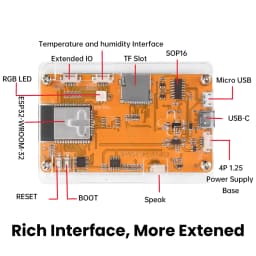 ESP32 OLED Screen Module 1060KH/s 2.8" Touchscreen WIFI&Bluetooth Development Board Visual Interface ESP32-D0WD-V3 for Arduino