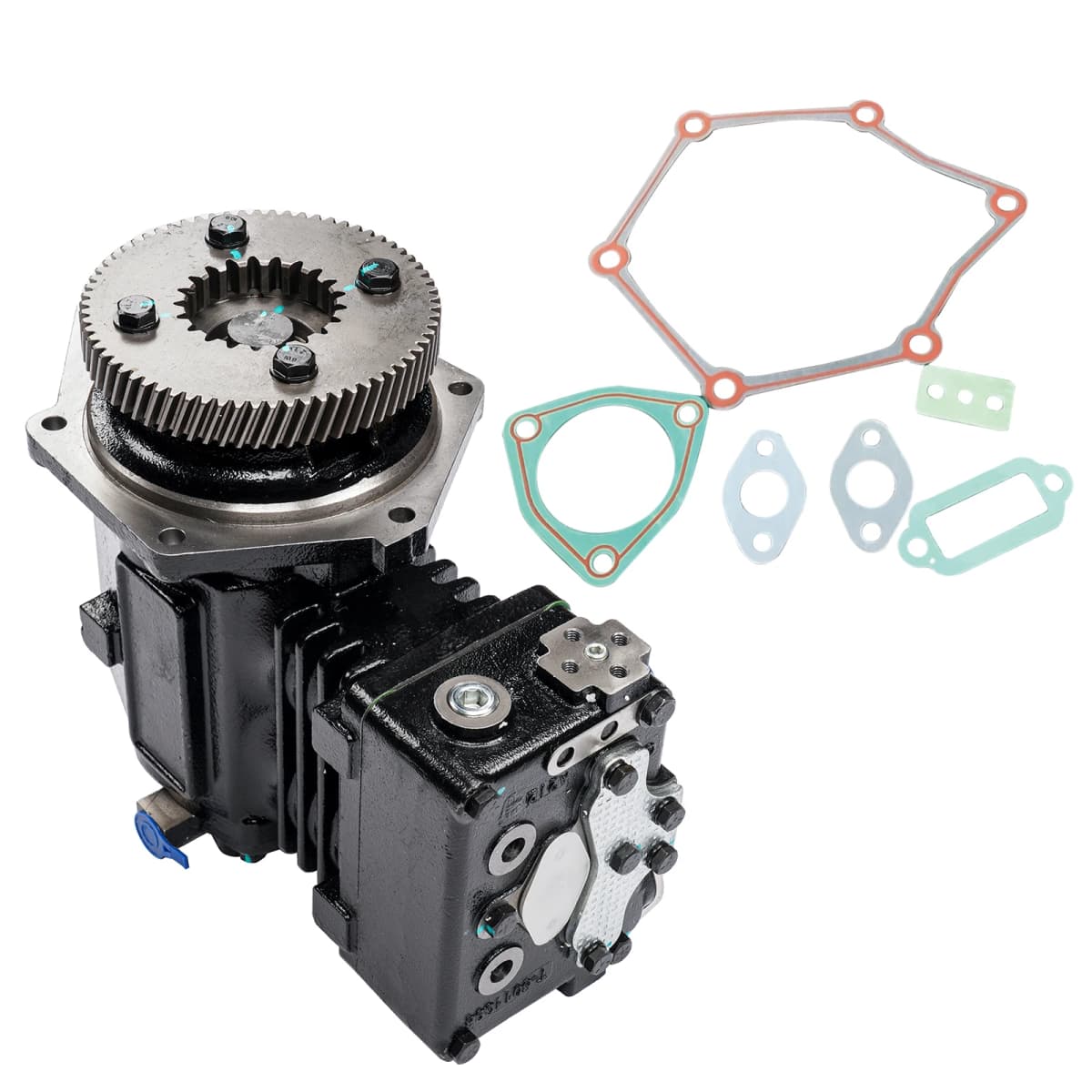 AP02 Air Brake Compressor for Detroit Diesel Series 60 12.7 TU-FLO 750 R23522123 23522122
