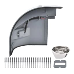 AP02 Corner Cap + Light 62664 Replacement for Box Truck Body Passenger Side/Curbside