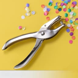 1- Hole Punch, 5 Sheet Capacity, Silver (90091)