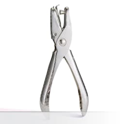 1- Hole Punch, 5 Sheet Capacity, Silver (90091)