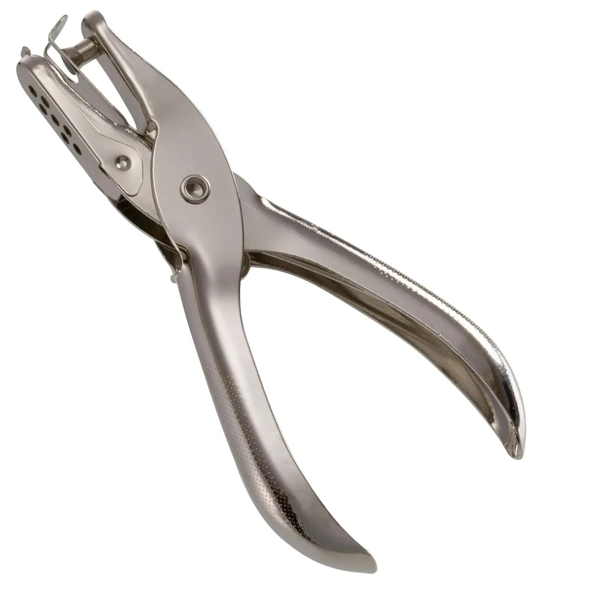 1- Hole Punch, 5 Sheet Capacity, Silver (90091)