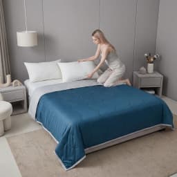 1PC Double-Sided Ultra-Soft Cooling Summer Quilt for Bed | Large Cooling Air-Conditioning Quilt for Hot Sleepers | Machine Washable Dual-Use Summer Cooling Quilt | Dormitory Office Nap Quilt Sofa Throw | Practical Summer Gift for Boyfriend