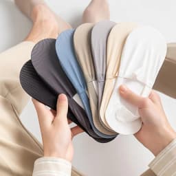 3Pairs Men Boat Socks Thin Breathable Soft Casual Summer Invisible Sock High Quality Solid Color Silicone Non-slip Low Cut Sox