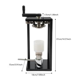 Manual Can Sealer, 10 Pcs/min Aluminum Can Seamer, Stainless Steel Can Sealing Machine For Sealing PET & Aluminum Cans
