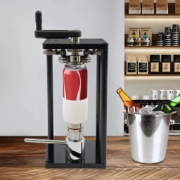 Manual Can Sealer, 10 Pcs/min Aluminum Can Seamer, Stainless Steel Can Sealing Machine For Sealing PET & Aluminum Cans