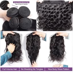12A Knotless Pre Separated Body Wave Feather Crochet Human Hair Real Hair Extensions For Braiding Twist Feather Line For Women Extensions Wigs Miracle Knots Braiding Hair Extensions Materials Bouncy Water Waves Crochet Human Hair Body Wave Promotional