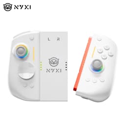NYXI Hyperion 3 Hall Effect Controller No Drift, Full Mechanical Switches, 9-Axis Gyro, Magnetic Joypad for Nintendo Switch 2, Wireless Gamepad - White