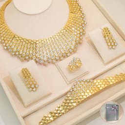 GZJPEI 4 Pcs/set Necklace Bracelet Earring Ring Light Luxury Jewelry Set Shiny White Full Zircon For Women Jewellery Birthday Gift Anniversary Gift