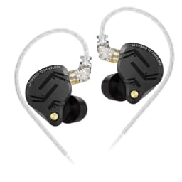 KZ ZS12 PRO X in Ear Monitor IEM Headphones 1DD 5BA Hybrid Wired Gaming Earbuds HiFi Earphones with 2PIN Cable Tunable Full Metal IEM