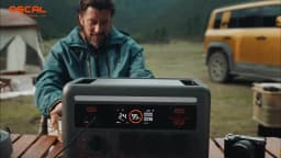 OSCAL PowerMax 1800 SE Solar Generator, 1024Wh LiFePO4 Portable Power Station | 1800W (3600W Surge) | 1 Hour Fast Charge | APP Control | Quiet UPS for Home Backup, Hurricane Emergency, Camping & RV