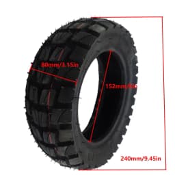 Fast Delivery 10x3.0 255x80 80/65-6 10-inch Off Road City Road Pneumatic Tire for Electric Scooter Speedual Grace Zero 10X