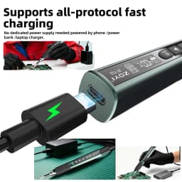ZOYI ZT-T12 Multi-Protocol Smart Constant Temp Portable Soldering Iron High Power 100W Home Small Repair Welding Tool