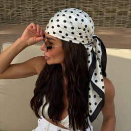 2026 Dot Print Square Scarf For Women Silk Shawl Neckerchief Female Hair Bands Head Wraps Headband Foulard Satin Hijab Bandana