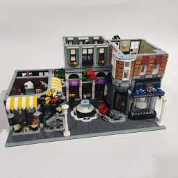 Multi Style Classical City Street View Building Blocks Fire Brigade Boutique Hotel Town Hall Book Shop Model Complete Urban Square Scene Layout Detailed Architecture Bricks Collectible Gift For Hobby Collectors