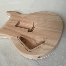 Double Swing DIY Electric Guitar Kit 24 Fret Maple Veneer Lower Flyer Inlay