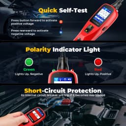 Autel Power Scan PS100 Car Circuit Tester, Universal 12V 24V Automotive Power Circuit Probe Kit with 40FT Cable, AC/DC/Continuity/Probe/Signal Test, Activate Component Electrical System Tool