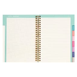 Weekly Planner, 6.25" x 8.25", Blue Religious, Poly Spiral Bound