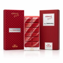 ARMAF Delights Dubai Delicacy Collection Perfume Set, Gourmand Eau De Parfum with Cotton Candy, Kunafa Chocolate and Red Velvet, Sweet Warm Fragrance Trio