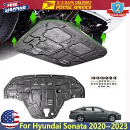 Car Engine Splash Shield Guard For Hyundai Sonata 2020~2023 Engine Under Cover Front Splash Guard Mud Flaps-Not Hybrid Version
