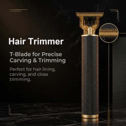 Professional 3-in-1 Electric Hair Clipper Set with LED Display, USB Rechargeable Cordless Trimmer for Men, Beard & Head Shaver Kit with Multiple Guide Combs