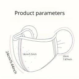 Winter Windproof and Cold Proof Warm Face Mask with Earmuffs for Men and Women Outdoor Face Mask for Winter