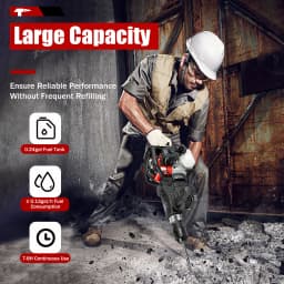 2 Stroke 1000W Demolition Jack Hammer 33CC Air Cooling Hammer Drilling Machine Handle 5300rpm Electric Hammer For Work