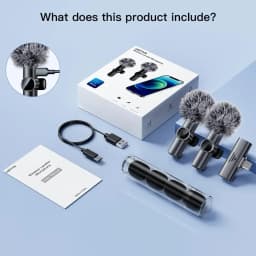 Mini Mic Pro (The Top Choice for iPhone 16, iPhone 17, and Android Devices; a Wireless Mini Microphone with Clear Sound Quality and Noise-Canceling Features; a Lavalier Microphone Ideal for YouTube, and Interviews)