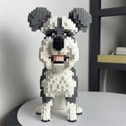 9inch Hight Husky Dog Model Micro Mini Building Blocks Set: A Fun Gift & Educational Recreational Toy for Pet Lovers