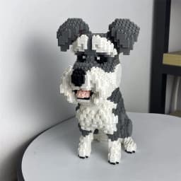 9inch Hight Husky Dog Model Micro Mini Building Blocks Set: A Fun Gift & Educational Recreational Toy for Pet Lovers