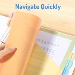 8 Count Dividers for 3 Ring Binder, 8 tabs Binder Dividers with Pocket for US Letter Size, Binder Dividers with Tabs for School