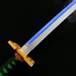 Demon Slayer 104cm 40in Triple Style Combo Plastic LED Smoke Fog Effect Katana Sword Safe Unsharpened Cosplay Display Photo Prop