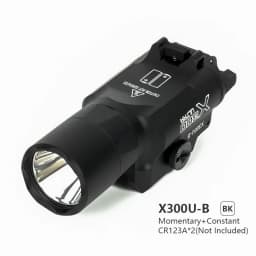 Tactical SF X300UB X300U-B X300U Metal Flashlight 1000 Lumen LED White Light Strobe Hunting X300 Scout Light Fit 20mm Rail Outdoor Lighting