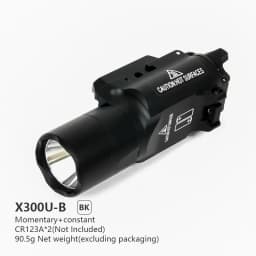 Tactical SF X300UB X300U-B X300U Metal Flashlight 1000 Lumen LED White Light Strobe Hunting X300 Scout Light Fit 20mm Rail Outdoor Lighting