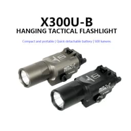 Tactical SF X300UB X300U-B X300U Metal Flashlight 1000 Lumen LED White Light Strobe Hunting X300 Scout Light Fit 20mm Rail Outdoor Lighting