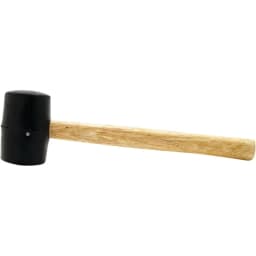 8 oz Wood Handle Rubber Mallet Hammer