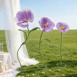 198CM Large Artificial Flowers for DIY Floral Arrangements Decorative Road Lead Giant Wedding Decoration Fake Flower Backdrop Decoration for Garden Party  Bouquet Home Garden Decor 198CM 170CM 145CM
