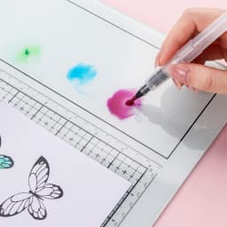40x26cm All-in-one Magnetic Glass Craft Mat for Cutting Stamping Mixed Media Cutting Mat Heat Embossing and Hot Glue Projects