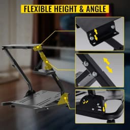 SIHAO Gaming Wheel Stand G27 G29 G920 T300R, Racing Simulator Steering Support for Xbox PS4 PlayStation, Cockpit Mount Stand