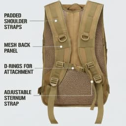 35L Hunting Rucksack for Men with MOLLE External System & Top Latch Closure, Durable Outdoor Backpack for Deer Elk Archery Survival Gear Storage