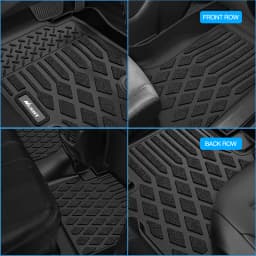 Nilight Floor Mats for Tesla Cybertruck Cyber Truck 2023 2024 2025 2026 All Weather Custom Fit Heavy Duty Floor Liners