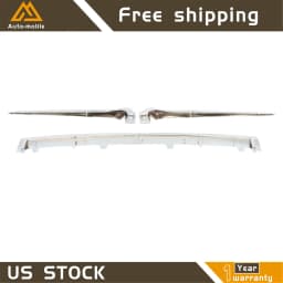 Grill+Headlight Trim Molding Set Chrome Plated Fit For Honda CR-V 2023 2024 2025