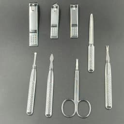 Professional Nail Clippers Kit with Travel Case and Leather Case for Manicure and Pedicure