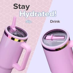 12 Pack 40 oz Rainbow Wide Mouth Tumbler with Handle, Suitable for Laser Engraving, Keeping Hot and Cold (Color Mixing)